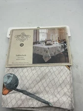 John Derian Company Cotton Linen Tablecloth 60inx104in 