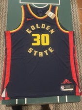 Nike Golden State Warriors Stephen Curry City Edition NBA Jersey Size 56