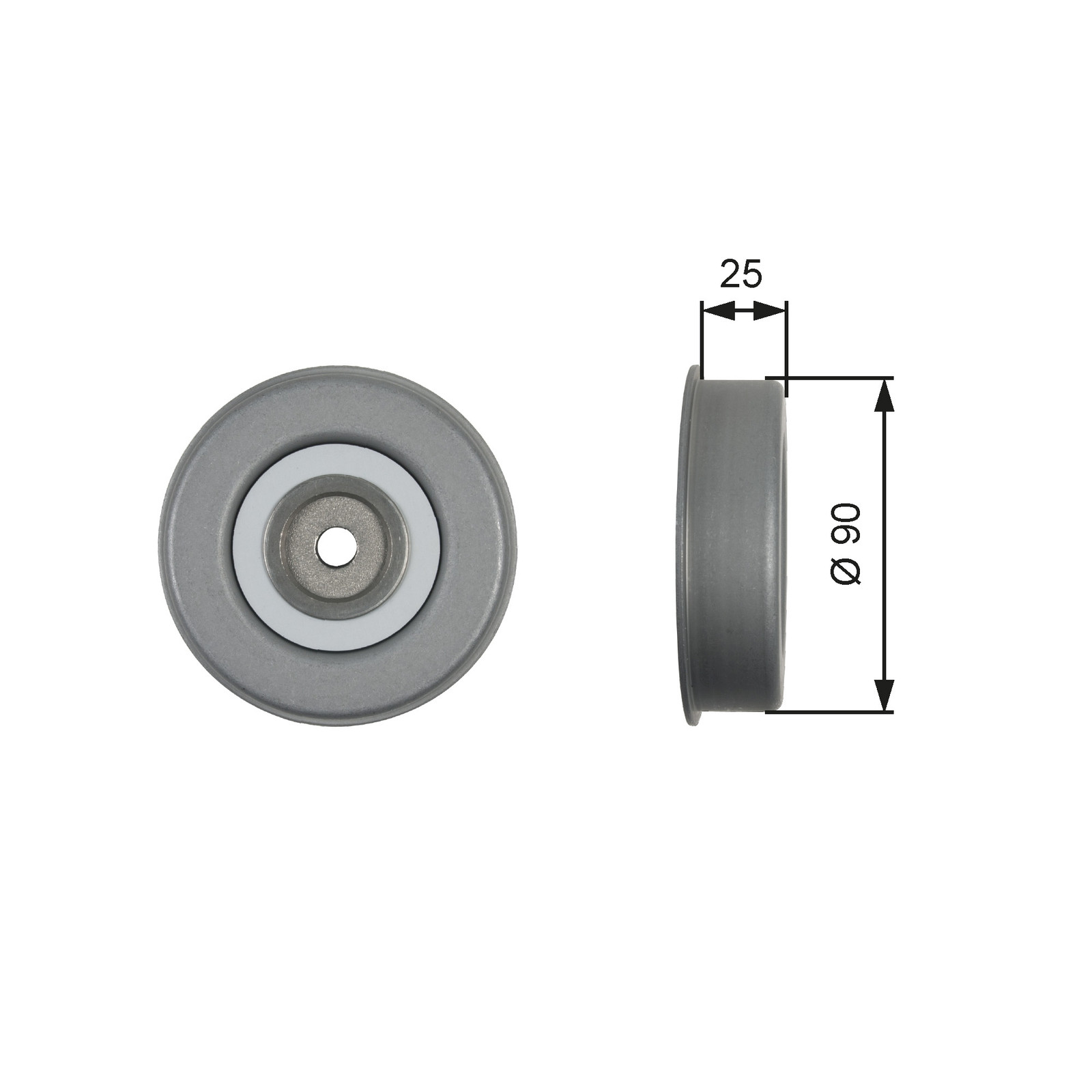 GATES-OE T39245 Tensioner Pulley, V-ribbed belt for DODGE,HYUNDAI,HYUNDAI (HUATA - Image 5