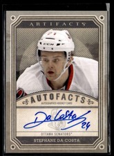 2013-14 Upper Deck Artifacts Autofacts Stephane Da Costa Auto #A-DA