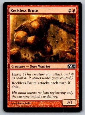 Reckless Brute 151/249 Magic 2013 Common LP MTG