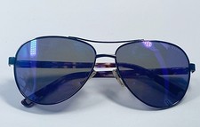 Ted Baker Aviator Purple Mirrored Sunglasses TB130 57 14-135 Gunmetal Frames
