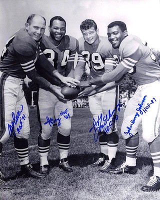 MILLION DOLLAR BACKFIELD SIGNED REPRINT 49ERS FOOTBALL AUTOGRAPH 8x10 Photo