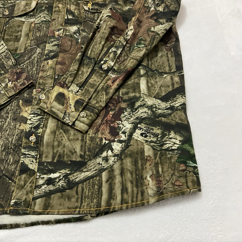 Browning Shirt Mens Extra Large Green Camouflage Odorsmart Break Up Infinity - Picture 4 of 23