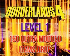 Borderlands 4 Ultra Modded 150 Mass Level 1 Guns Items Drop XBOX PS5 PC SWITCH