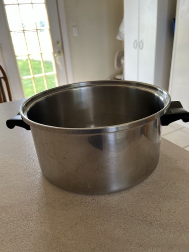 Saladmaster Stainless Steel 18-8 Tri Clad 6 Qt Stock Pot