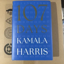 Kamala Harris SIGNED AUTOGRAPH 107 Days BOOK 1st Edition Vice President IN HAND
