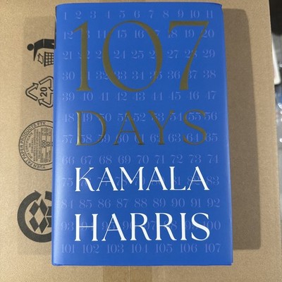 Kamala Harris SIGNED AUTOGRAPH 107 Days BOOK 1st Edition Vice
