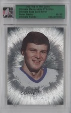 2007-08 ITG Ultimate Memorabilia 8th Edition Silver 46/90 Peter Stastny HOF 0a1