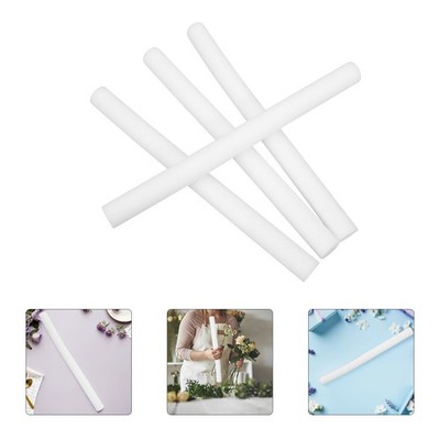 4 Pcs Solid Sponge Wedding Decoration Florist Sticks White Pillar
