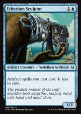 1 x Etherium Sculptor - Commander 2016 - Moderate Play - MTG