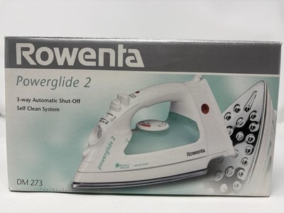 Rowenta Stainless Steel Powerglide 2 DM-273 Open Box W All Paperwork & Receipt