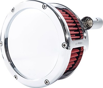 Feuling Parts - BA Air Cleaner Kit - Chrome with Red Filter - Twin Cam - 5447
