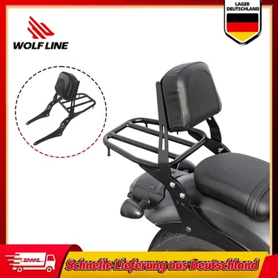 Gepäckträger für Honda CMX 500 300 Rebel Rückenlehne Sissy Bar 2025 WOLFLINE - Bild 1 von 4