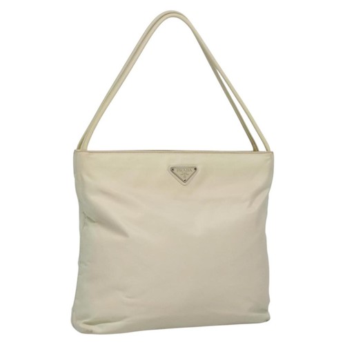 Auténtico bolso de mano sintético Prada Re-Nylon crudo - Imagen 19 de 24