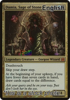 Damia, Sage of Stone (Commander) [Foil MP - Oversize Cards 191]