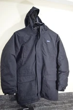 Lands’ End SQUALL Winter Insulated HOODED Jacket BOYS XL 14 16 Black