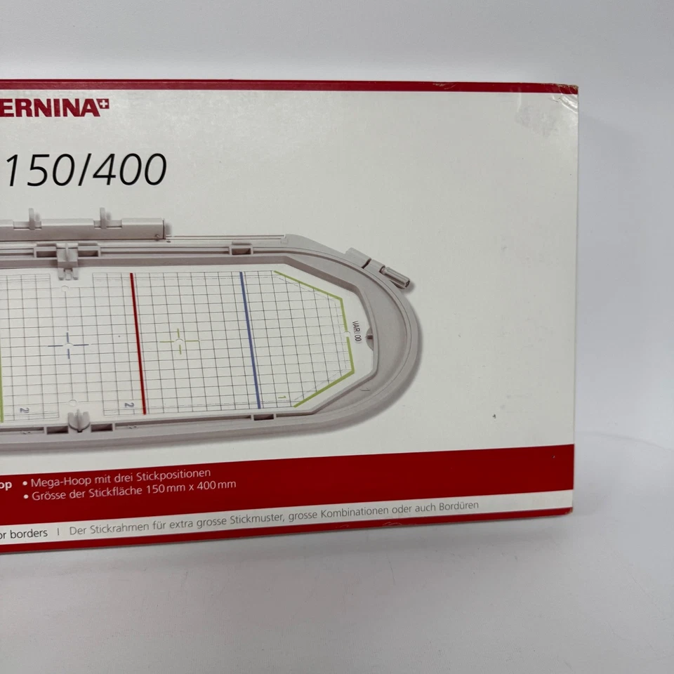 NEW! BERNINA  Embroidery Mega-Hoop 150/400 (150mm by 400mm) - Image 4 of 4