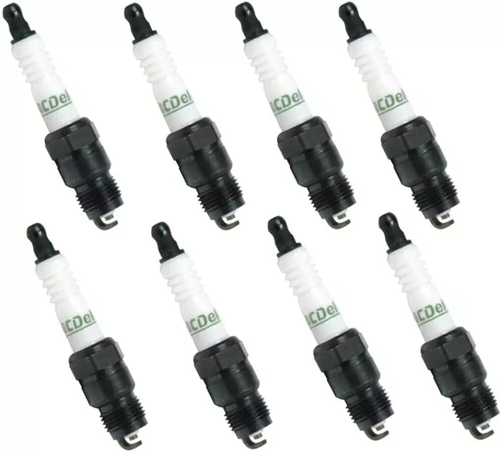Genuine GM ACDelco Spark Plugs R45XLS 19382850 Set Of 8 For Mercedes BMW Chevy