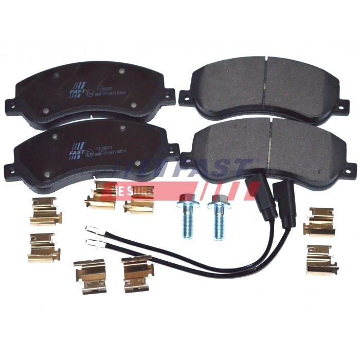 Plaquettes de frein avant anti-vibration pour Ford Transit et VW Amarok