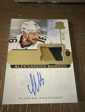 2023-24 Upper Deck the Cup - 2022-23 Signature Patches Aleksander Barkov /99 