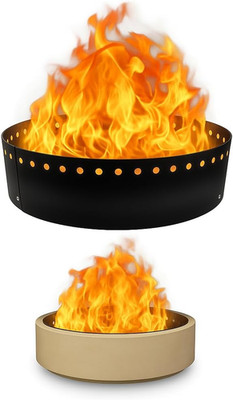 FEBTECH - 36'' D Outdoor Fire Ring Liner - Steel Smokeless Firepit Insert | Heat