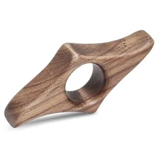 Walnut Book Page Holder, Smooth Finish Wood Book Holder for Medium Original