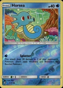 Horsea 15/70 Dragon Majesty Reverse Holo