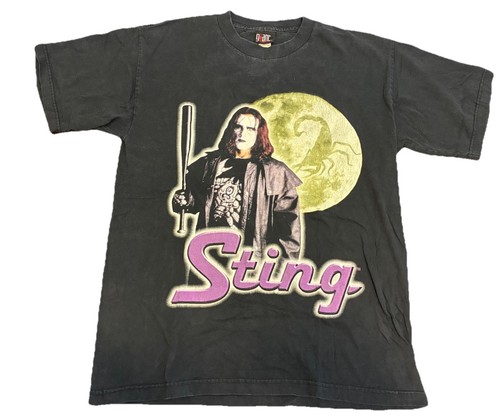 Vintage 1990 Giant Scorpion Sting WCW WWE Large T-Shirt