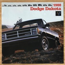DODGE Dakota Pickup Canadian LF Sales Brochure For 1988  520-8-T-477