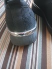Womens Slip On Black Mesh Shoes, Size 6 — photo 2