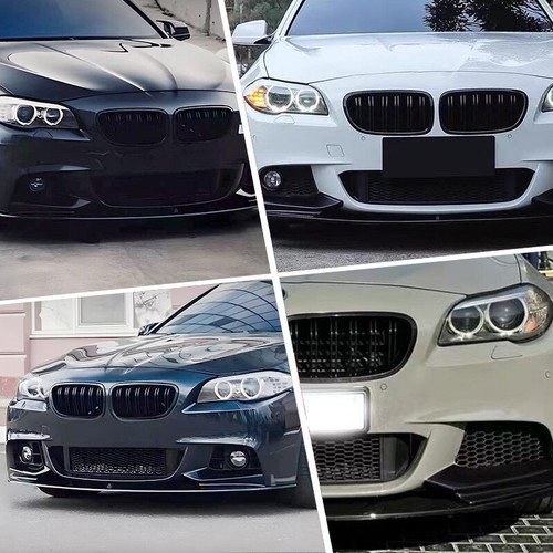 Front Bumper Spoiler Lip Splitter For 2011~16 BMW F10 520i 528i 5 Series M Sport - Picture 7 of 16
