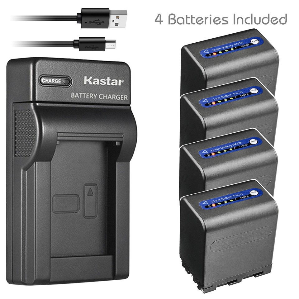 Kastar 1-Pack NP-FM50 Battery and LCD AC Charger Compatible with Sony DSC-S30 DSC-S50 DSC-S70 DSC-S75 DSC-S85 DCR-DVD100 DCR-DVD101 Cameras