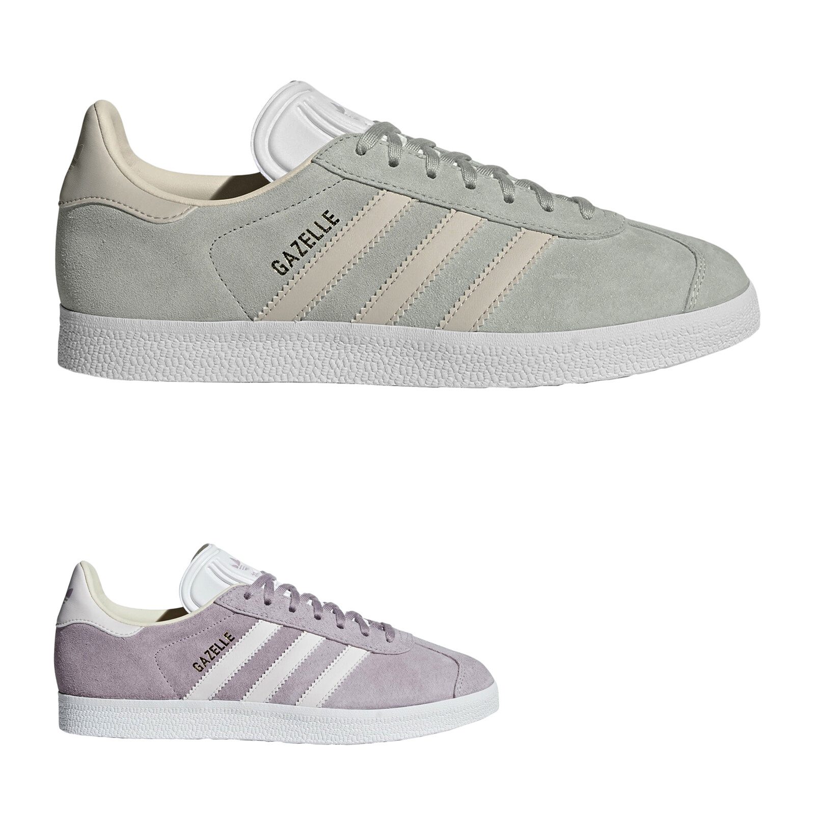 Adidas Gazelle Nubuck Retro Casual Flat Lace-Up Womens Trainers Adidas Gazelle Nubuck Retro Casual Flat Lace-Up Womens Trainers