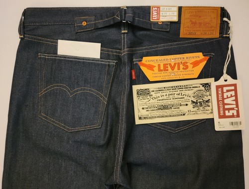 Neu mit Etikett Levis Herren Jeans 501XX 36x34 1937 Shrink 2 Fit Big E LVC Selvedge Japan 112421 - Bild 11 von 21