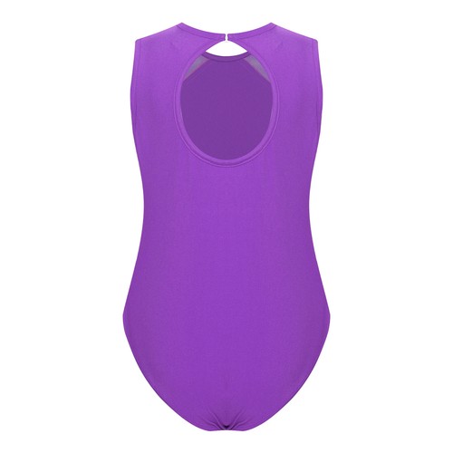 Kids Girls Jumpsuit Sleevelss Bodysuit Skinny Leotard Bodycon Activewear Tight - Picture 59 of 79