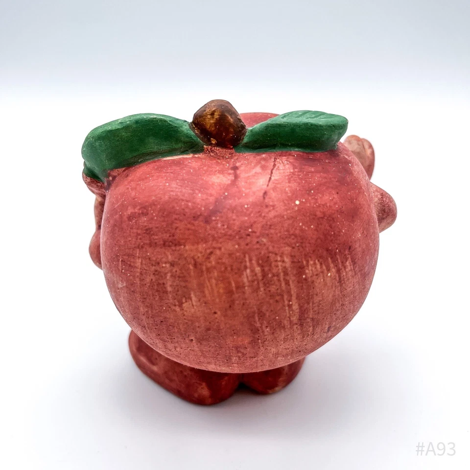 Keramikfigur Apfel mit Gesicht Apfelfigur Dekofigur „Apfel“ - Rot 6x8,5cm - Bild 4 von 4