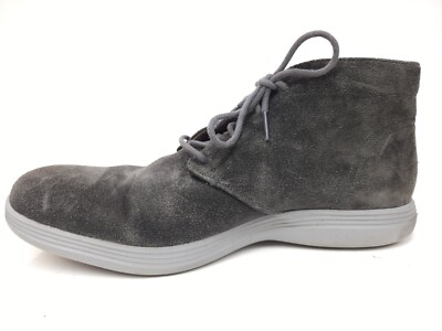 Cole Haan Grand.OS Tour Mens Size 9 M Gray Suede Chukka  display picture 3