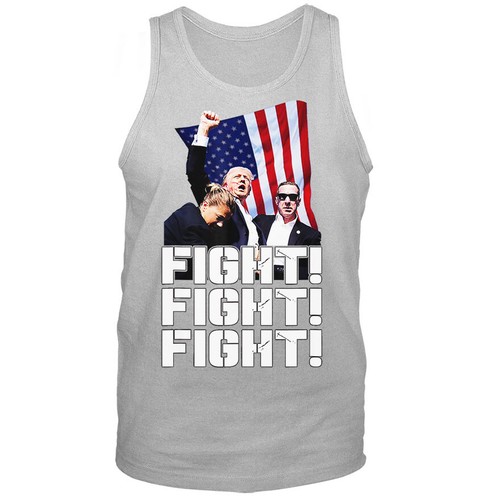 Donald Trump Fight! Rally Shooting Trump 2024 Campain Political Tank Top - Bild 8 von 8