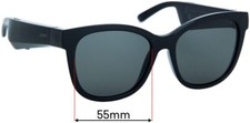 SFx Replacement Sunglass Lenses Fits Bose Soprano - 55mm Wide