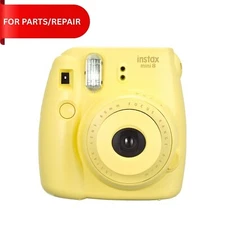 Fuji Instax Mini 8 Instant Film Camera Yellow- FOR PARTS/ REPAIR