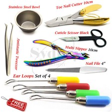Health  Beauty Manicure Pedicure Kit Tools Chiropody Nail File  Scissor