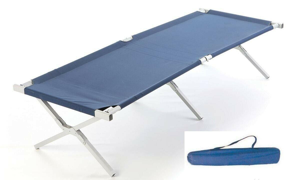 Brandina Da Campeggio Pieghevole Sogesfurniture - Supporto 150 Kg, Grigio, Con Borsa - Foto 4