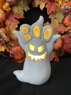 Tkmaxx Halloween Geist Leucht Kürbis Keramik Boo!     