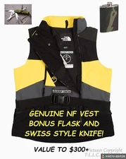 NEW NORTH FACE APOGEE SCOT SCHMIDT STEEP TECH SKI/STREET VEST + BONUSES-SZ=M