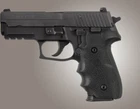 Hogue Sig Sauer P228/P229 Grip Rubber Wrap Around W/Finger Grooves-Black-28000