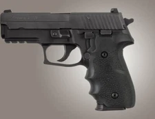 Hogue Sig Sauer P228/P229 Grip Rubber Wrap Around W/Finger Grooves-Black-28000