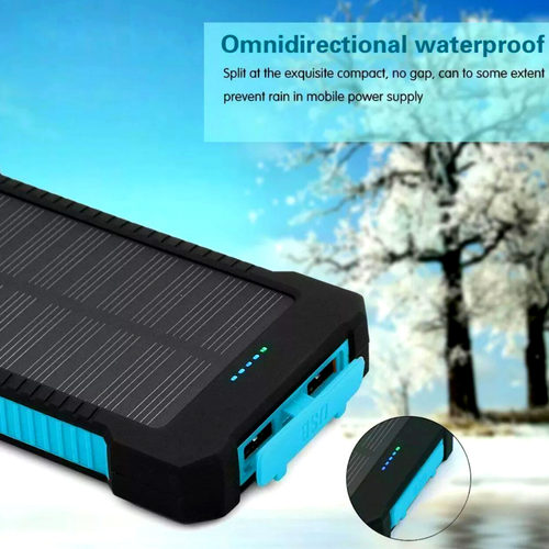 Cargador Solar Portatil De Bateria USB Dual Para Celulares tablet Telefonos PC - Picture 36 of 38