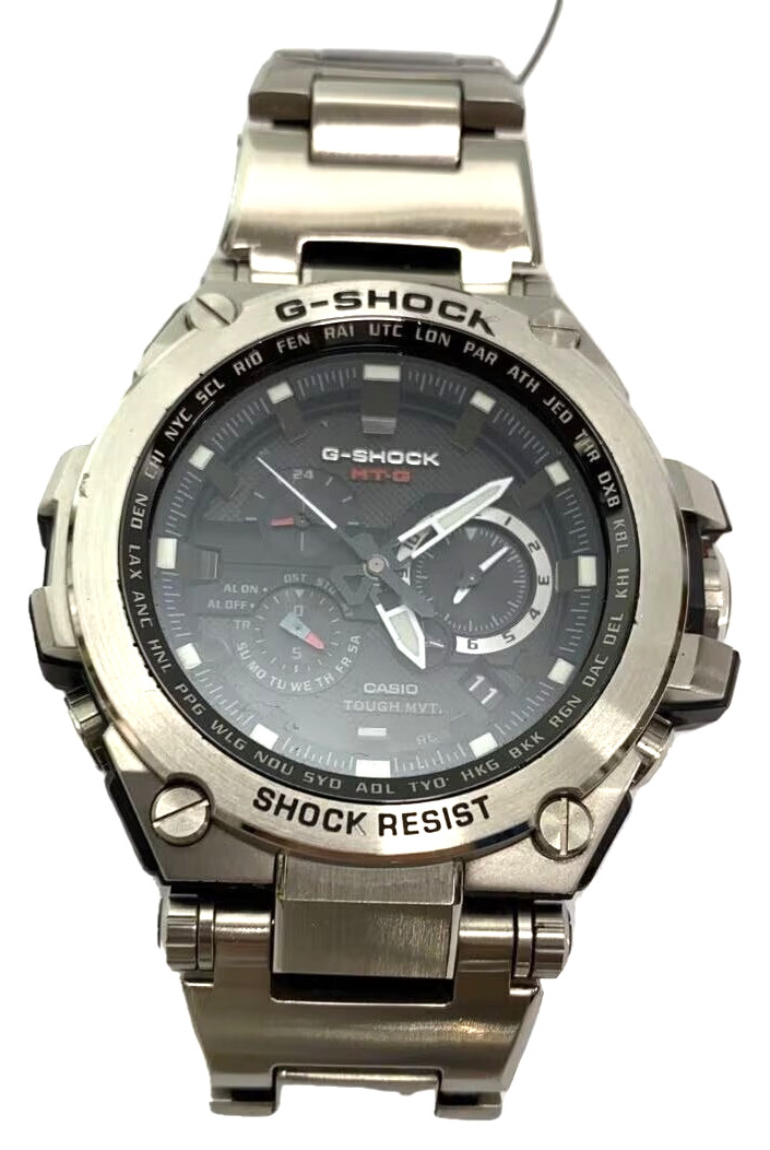 Casio Mt G Shock Gmt 1000 MTGS1000D-1A Men's G-Shock Black Dial