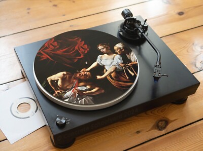 Caravaggio ''Judith Decapitates Holofernes'' Felt Record Player Turntable Slipmat
